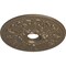 Ekena Millwork Ashley Ceiling Medallion (Fits Canopies up to 4 3/4"), 23 7/8"OD x 4"ID x 2 1/8"P, Warm Silver CM23ASWSS - alternate 4